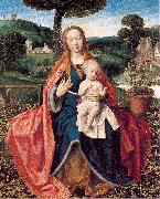 PROVOST, Jan The Virgin and Child in a Landscape USA oil painting artist